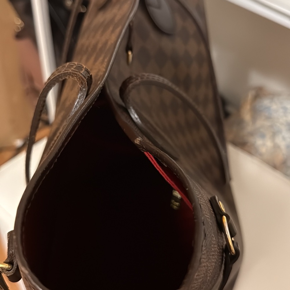 (SOLD) LV Neverfull MM Damier Ebene - Picture 10 of 14